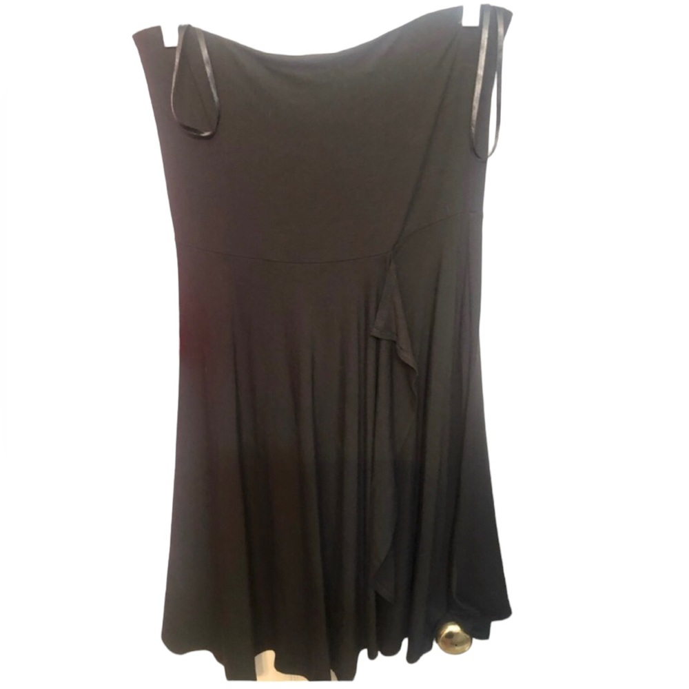 Anne Klein Size M black strapless mini versatile can be worn as a skirt